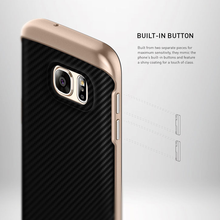 Caseology Galaxy S7 Envoy Series - Carbon Fiber Black