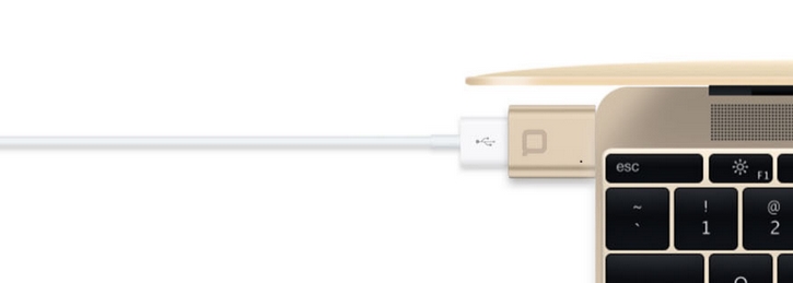 Nonda USB-C to USB 3.0 Mini Adapter - Gold