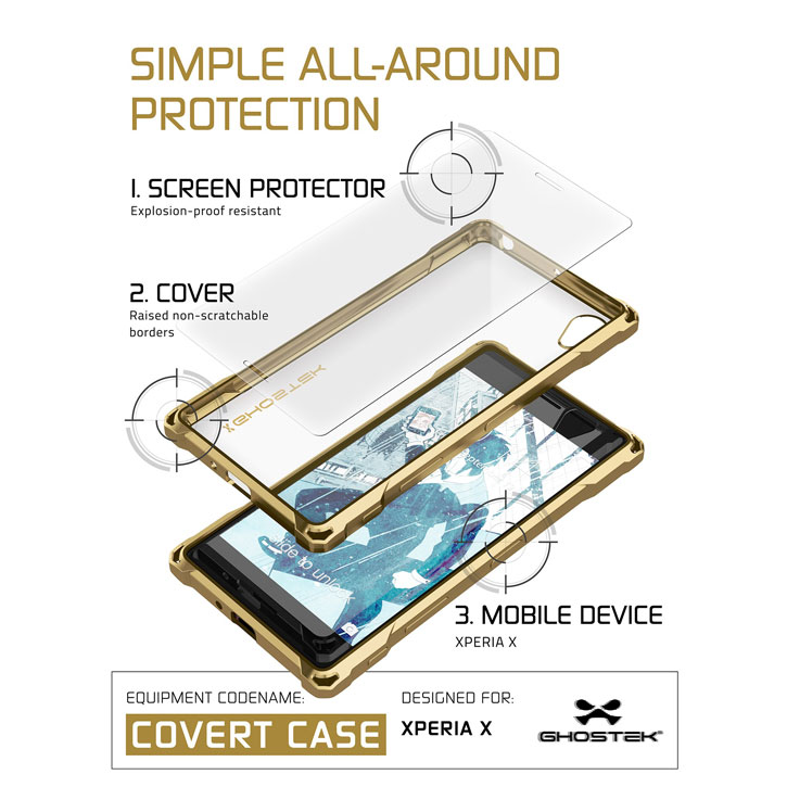 Ghostek covert htc 10 bumper case clear gold version ghostek covert htc 10 bumper case clear gold bid curb