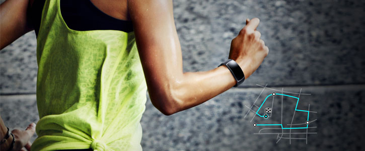 Bracelet Sport GPS Samsung Gear Fit2 – Noir
