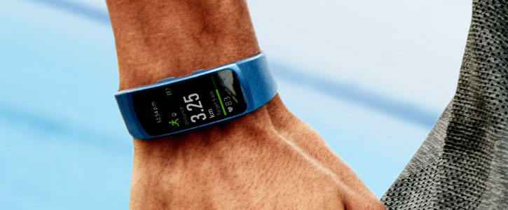 Bracelet Sport GPS Samsung Gear Fit2 – Noir