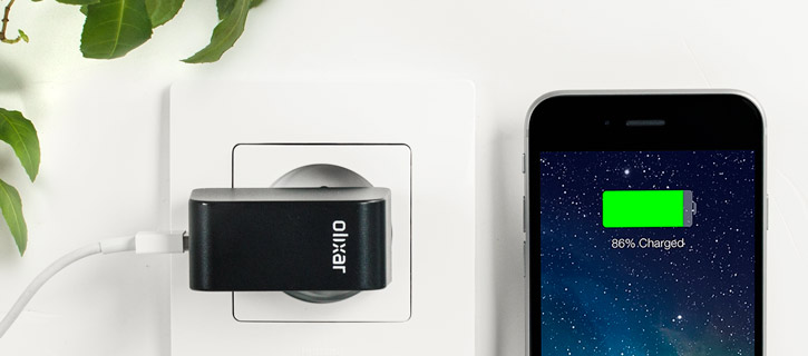 Olixar High Power 2.4A iPhone 6S Wall Charger - EU Mains