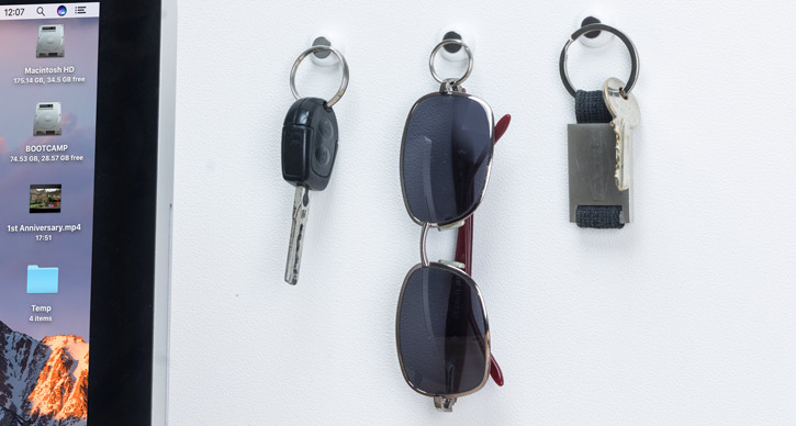 KeyCatch Sticky Magnetic Key Holder - 3 Pack