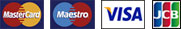 We accept the following methods of payment