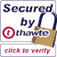 Secured by Thawte - Click to Verify