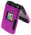 Samsung Z510 Clip-on Housing - Metallic Pink
