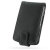 PDair Leather Flip Case - BlackBerry 8300 Curve - Black