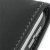 PDair Leather Flip Case - BlackBerry 8300 Curve - Black