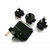Jivo World Power MKII Dual USB  - International Travel Charger - Black