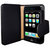 Piel Frama Leather Wallet Case for Apple iPhone 3GS / 3G - Black