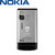 Nokia 6500 Slide Back Cover With Lazer Etched Design - Silver