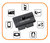 Idapt I3 Universal Desktop Charger - Black