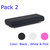 Silicone Cases - iPod Shuffle 3G - Black, White And Pink