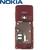 Nokia 6300 Replacement Middle Cover - Red