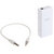 3.5mm Headphone Booster/Amplifier - White