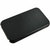 Exspect iPhone 3GS / 3G Front Flip Leather Case - Black
