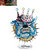 Ed Hardy Icing Rhinestone Mini Sticker - King Dog