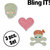 Bling It 3 Piece Tattoo Pack - Pirates