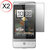 Martin Fields Screen Protector - HTC Hero - Twin pack