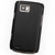Samsung S5600 / Blade Rubberized Hard Back Cover - Black