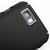 Samsung S5600 / Blade Rubberized Hard Back Cover - Black