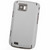 Samsung S5600 / Blade Rubberized Hard Back Cover - White