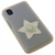 Flashing Star Silicone Case for LG KP500 Cookie - White