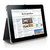 Macally BookStand Protective Case for iPad - Grey/Brown