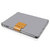 Macally BookStand Protective Case for iPad - Grey/Brown