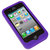 Silicone Case For iPhone 4 - Purple