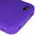 Silicone Case For iPhone 4 - Purple