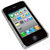 iPhone 4 Diamante Hard Back Cover - Silver