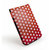 Tuff-Luv Juss-Luv Polka Faux Leather Case & Stand for Amazon Kindle Keyboard - Red/Pink