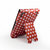 Tuff-Luv Juss-Luv Polka Faux Leather Case & Stand for Amazon Kindle Keyboard - Red/Pink