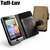 Tuff-Luv Saddleback Leather Flip Case for HTC Desire Z - Brown