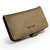 Tuff-Luv Saddleback Leather Flip Case for HTC Desire Z - Brown