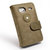 Tuff-Luv Saddleback Leather Flip Case for HTC Desire Z - Brown