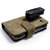 Tuff-Luv Saddleback Leather Flip Case for HTC Desire Z - Brown
