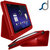 SD TabletWear Stand And Type Motorola XOOM Case - Red