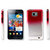 Zenus Skin Air Jacket UV Gradation Series for Samsung Galaxy S2 i9100 - Silver Red