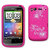 HTC Desire S Silicone Case - Pink Flowers