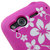 HTC Desire S Silicone Case - Pink Flowers