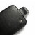 Tuff-Luv Leather Style In-Genius Flip Case for HTC Sensation / Sensation XE - Black