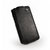 Tuff-Luv Napa Leather In-Genius Flip Case for Samsung Galaxy S2 - Black