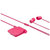 Nokia Bluetooth Stereo Headset BH-111 - Fuschia