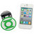 Superhero Protective Back Cover And Dock For iPhone 4/4S - Green Lantern