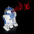 Star Wars R2-D2 Projection Alarm Clock