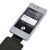 Slimline Carbon Fibre Style Flip Case for iPhone 4S / 4 - White