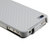 Slimline Carbon Fibre Style Flip Case for iPhone 4S / 4 - White