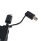 Deff Retractable Sync and Charge Cable for Micro and Mini USB Devices